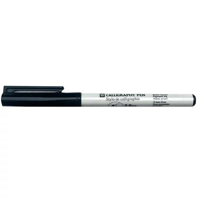 Pix caligrafic Sakura, negru - 2 mm