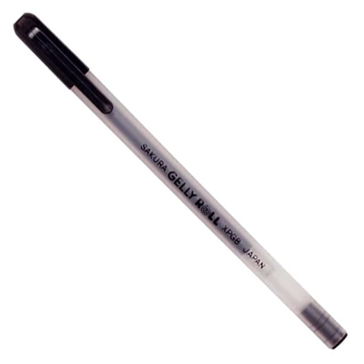 Sakura Gelly Roll Basic pix cu gel , 06 (0,3 mm) - black