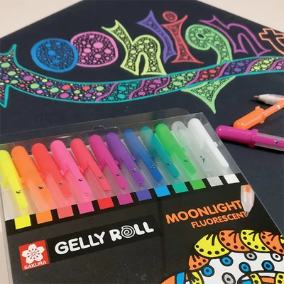 Sakura Gelly Roll Moonlight pix cu gel în set  - 12 buc