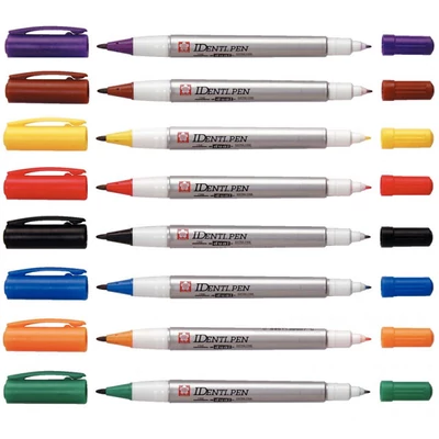 Sakura IDenti Pen marker cu alcool, cu două vârfuri  - culori diverse