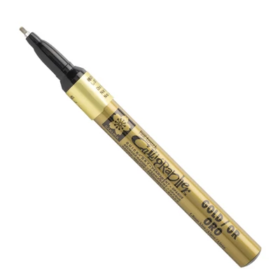 Sakura Pen-Touch Calligrapher marker lac caligrafic, fine (1,8 mm) - gold