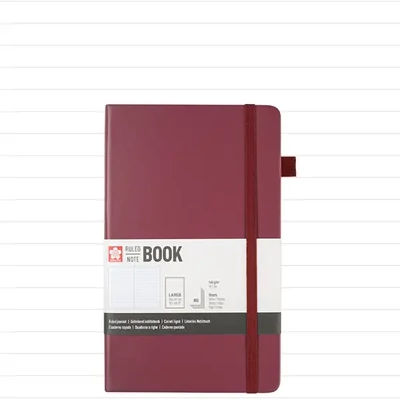 Caiet de notițe cu linie Sakura - 13x21 cm, mulberry