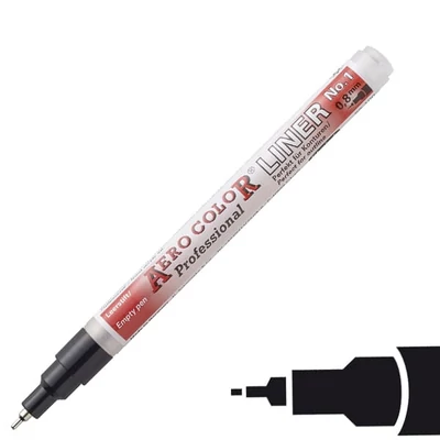 Marker reîncărcabil Schmincke AERO COLOR Professional LINER - nr. 1 (0,8 mm)