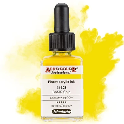 Schmincke AERO COLOR Professional vopsea aerograf , 28 ml - 202, primary yellow