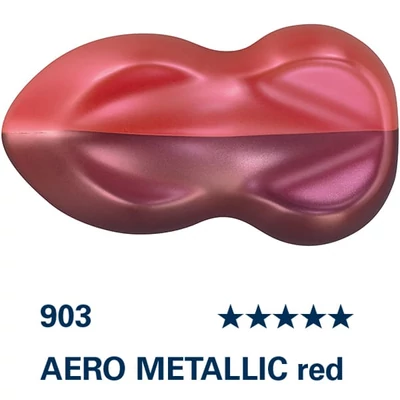 Schmincke AERO COLOR Professional vopsea aerograf , 28 ml - 903, AERO METALLIC red