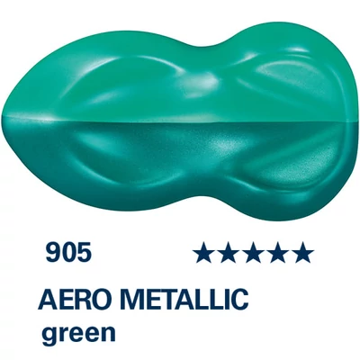 Schmincke AERO COLOR Professional vopsea aerograf , 28 ml - 905, AERO METALLIC green