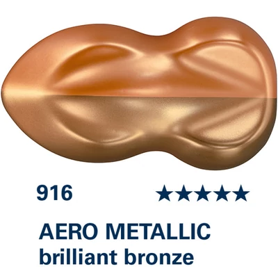 Schmincke AERO COLOR Professional vopsea aerograf , 28 ml - 916, AERO METALLIC brilliant bronze