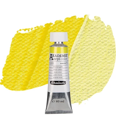 Schmincke Akademie vopsea acrilică, 60 ml - 222, lemon yellow