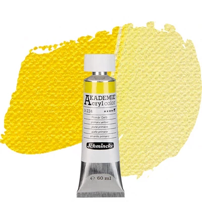 Schmincke Akademie vopsea acrilică, 60 ml - 224, primary yellow