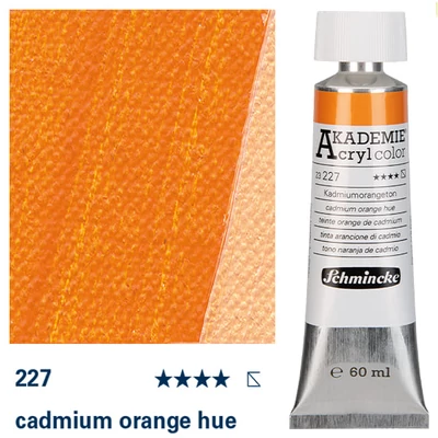 Schmincke Akademie vopsea acrilică, 60 ml - 227, cadmium orange hue