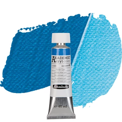 Schmincke Akademie vopsea acrilică, 60 ml - 446, primary blue cyan