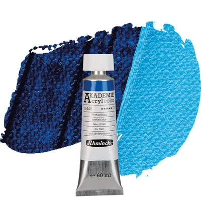Schmincke Akademie vopsea acrilică, 60 ml - 448, phthalo blue