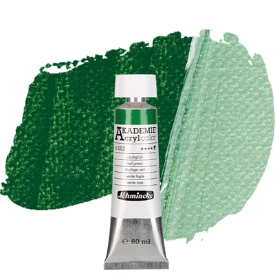 Schmincke Akademie vopsea acrilică, 60 ml - 552, leaf green