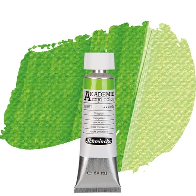 Schmincke Akademie vopsea acrilică, 60 ml - 557, may green