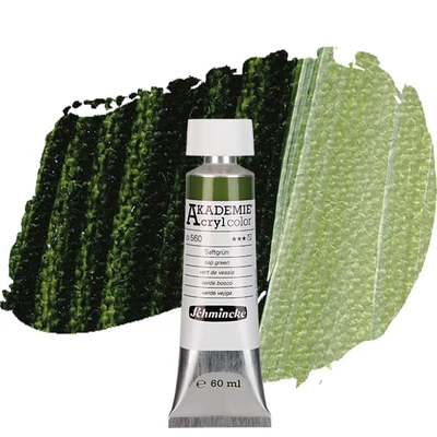 Schmincke Akademie vopsea acrilică, 60 ml - 560, sap green