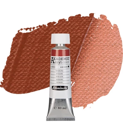 Schmincke Akademie vopsea acrilică, 60 ml - 663, terracotta