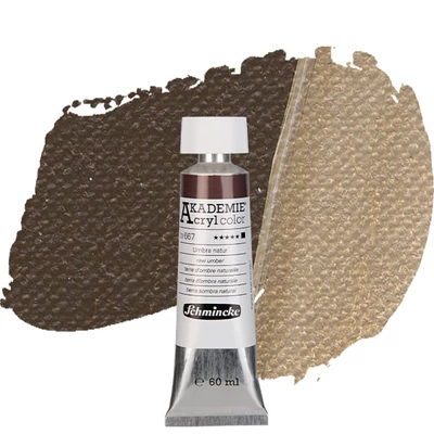 Schmincke Akademie vopsea acrilică, 60 ml - 667, raw umber