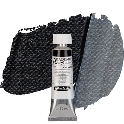 Schmincke Akademie vopsea acrilică, 60 ml - 771, lamp black