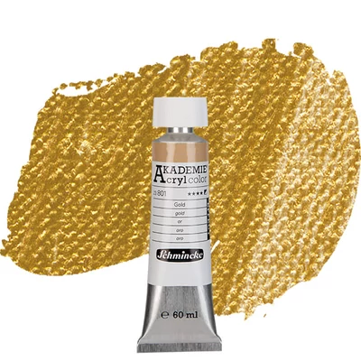 Schmincke Akademie vopsea acrilică, 60 ml - 801, gold