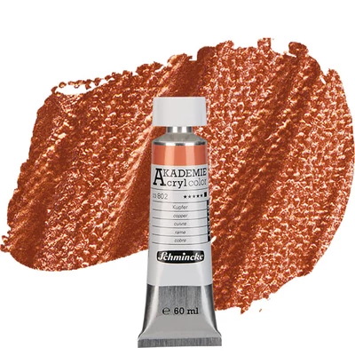 Schmincke Akademie vopsea acrilică, 60 ml - 802, copper