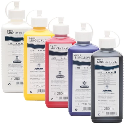 Vopsea lino Schmincke Aqua Linoprint, 250 ml - in diverse culori