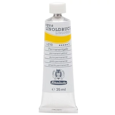 Schmincke Aqua Linoprint vopsea linogravură  35 ml - 210, permanent yellow