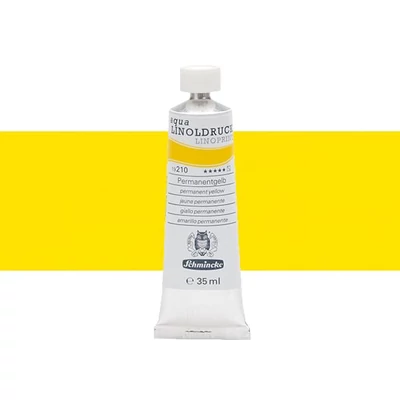 Schmincke Aqua Linoprint vopsea linogravură  35 ml - 210, permanent yellow