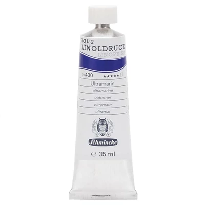 Schmincke Aqua Linoprint vopsea linogravură  35 ml - 430, ultramarine