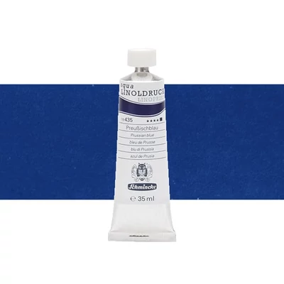 Schmincke Aqua Linoprint vopsea linogravură  35 ml - 435, prussian blue