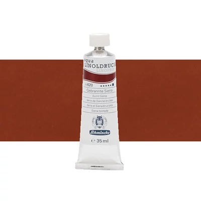 Schmincke Aqua Linoprint vopsea linogravură  35 ml - 620, burnt sienna