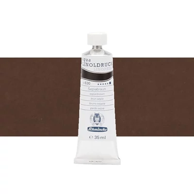Schmincke Aqua Linoprint vopsea linogravură  35 ml - 630, sepia brown