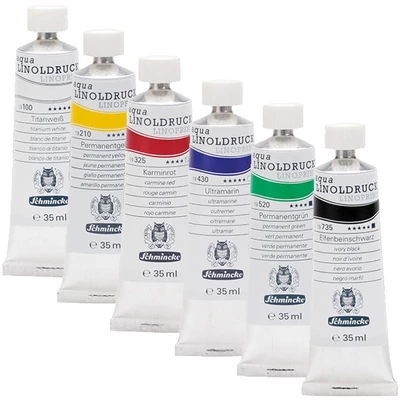 Vopsea lino Schmincke Aqua Linoprint, 35 ml - in diverse culori