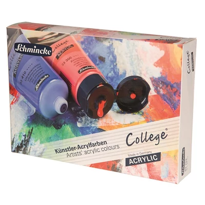 Schmincke College set vopsea acrilică, 5x75 ml