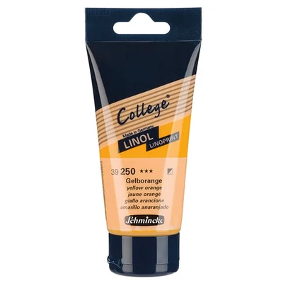 Schmincke College Linol vopsea linogravură , 75 ml - 250, yellow orange
