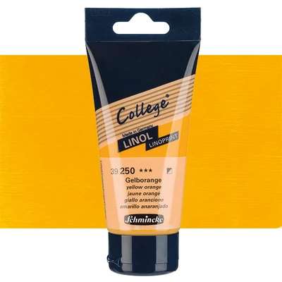 Schmincke College Linol vopsea linogravură , 75 ml - 250, yellow orange