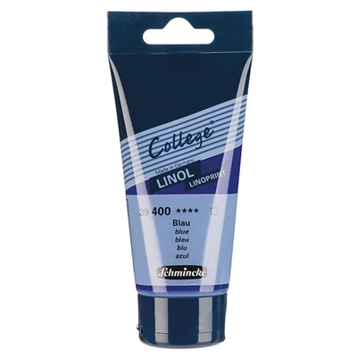 Schmincke College Linol vopsea linogravură , 75 ml - 400, blue