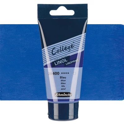 Schmincke College Linol vopsea linogravură , 75 ml - 400, blue