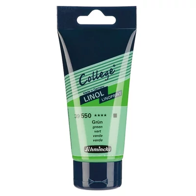 Schmincke College Linol vopsea linogravură , 75 ml - 550, green