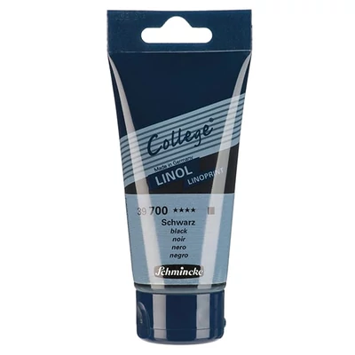 Schmincke College Linol vopsea linogravură , 75 ml - 700, black