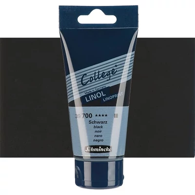Schmincke College Linol vopsea linogravură , 75 ml - 700, black