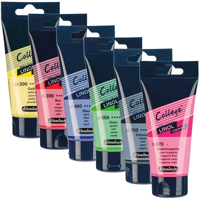 Schmincke College Linol vopsea linogravură , 75 ml - különféle színekben