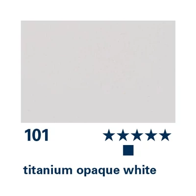Schmincke Horadam culori acuarelă în tub 15 ml - 101, titanium opaque white