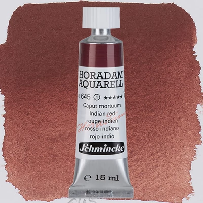 Schmincke Horadam culori acuarelă în tub 15 ml - 645, indian red, granulate