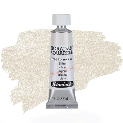 Schmincke Horadam culori acuarelă în tub 15 ml - 894, silver