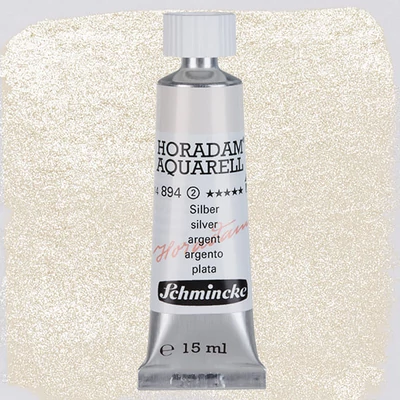 Schmincke Horadam culori acuarelă în tub 15 ml - 894, silver