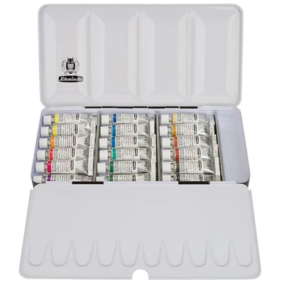 Set Culori acuarelă  Schmincke Horadam - 18x5 ml, cutie metalica