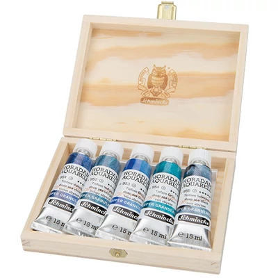 Set de Culori acuarelă  Schmincke Horadam, super granulate - 5x15 ml, Deep sea