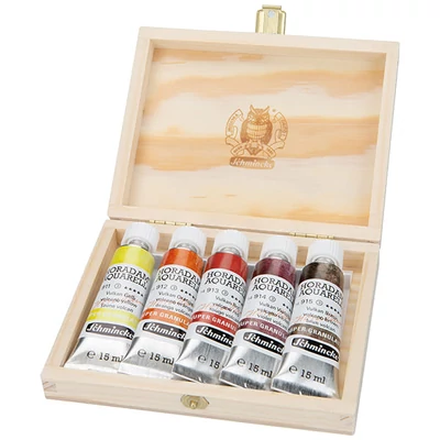 Set de Culori acuarelă  Schmincke Horadam, super granulare - 5x15 ml, Volcano