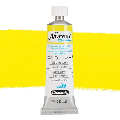 Schmincke Norma Blue vegan Culori ulei solubile în apă, 35 ml - 236, lemon yellow