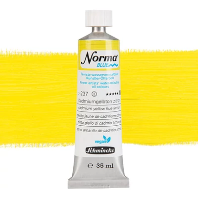 Schmincke Norma Blue vegan Culori ulei solubile în apă, 35 ml - 237, cadmium yellow hue lemon